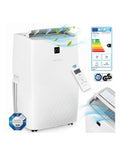 Climatisation mobile 12000 BTU/h (3.500 watts) - Climatiseur mobile 4en1 avec WiFi/App Monobloc réfrigérant - Télécommande, minuterie