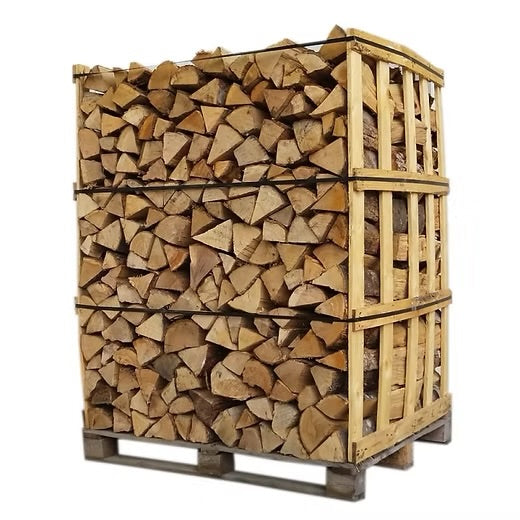 Bois de chauffage - 33 cm - Mélange 85% bois durs - Palette 1.7 m3 - 2.5 stères