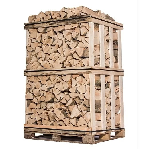 Bois de chauffage - 50 cm - Mélange de bois durs - Palette 2 m3 - 2.5 stères