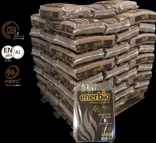 Pellet Enerbio - Palette de 77 sacs de 15 kg